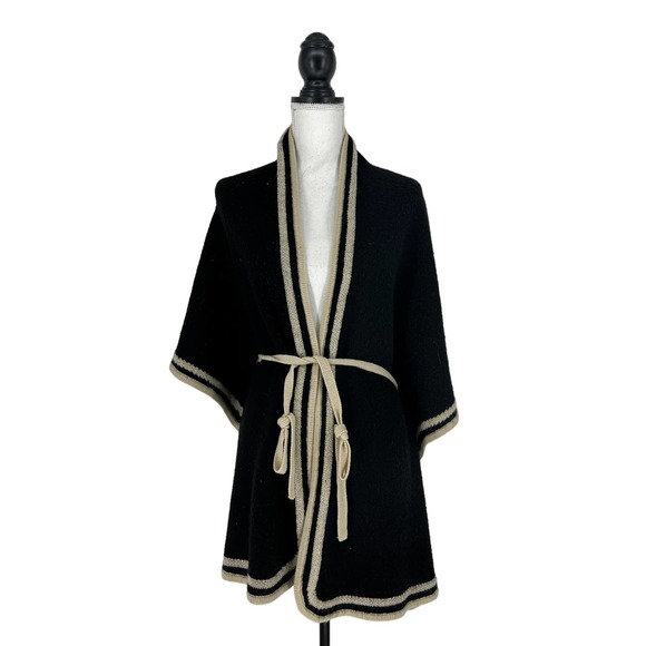 BCBGMaxazria Aztec Poncho Wrap Cardigan - Picture 2 of 11